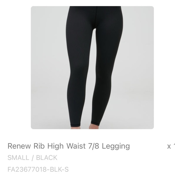 Spiritual Gangster Black Ribbed Leggings - Picture 1 of 6